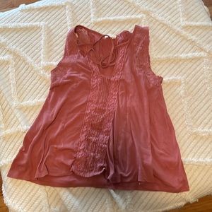 Anthropologie swing top - mauve/rose color